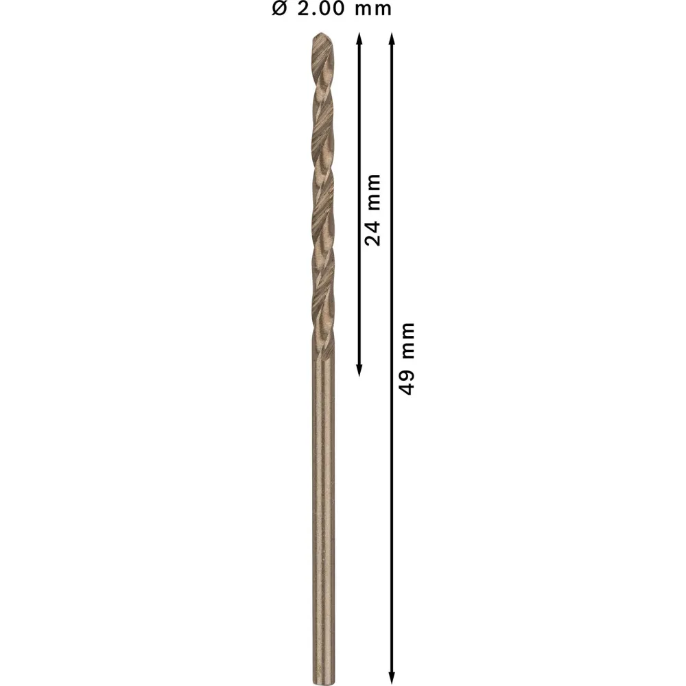 Bosch PRO Stainless Steel HSS-Co Spiralbohrer 2 x 24 x 49 mm - 2608585874