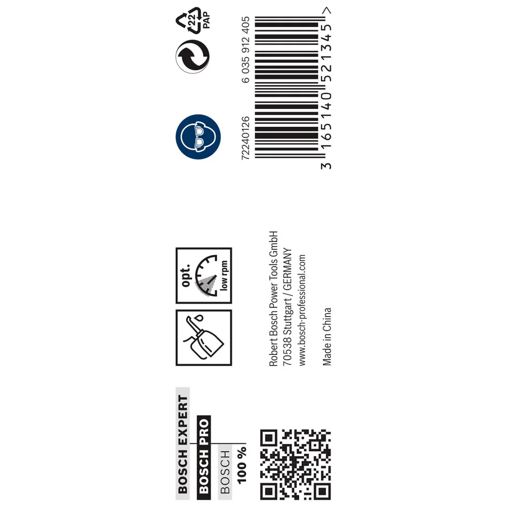 Bosch PRO Stainless Steel HSS-Co Spiralbohrer 10,2 x 87 x 133 mm - 2608585899
