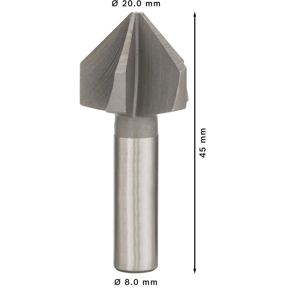 Bosch PRO Steel HSS Kegelsenker 20 x 45 mm M10 - 2608596373