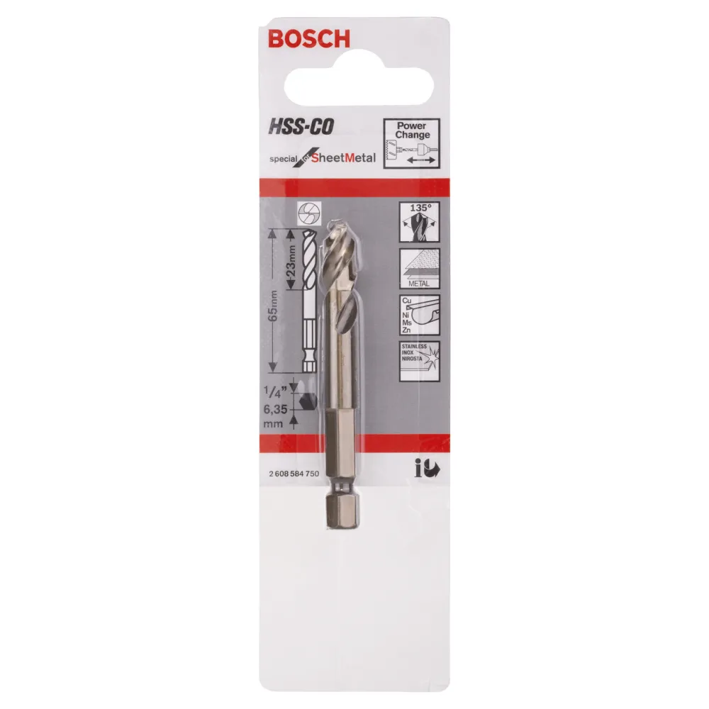 Bosch Zentrierbohrer HSS-Co 7,15 x 65 mm - 2608584750