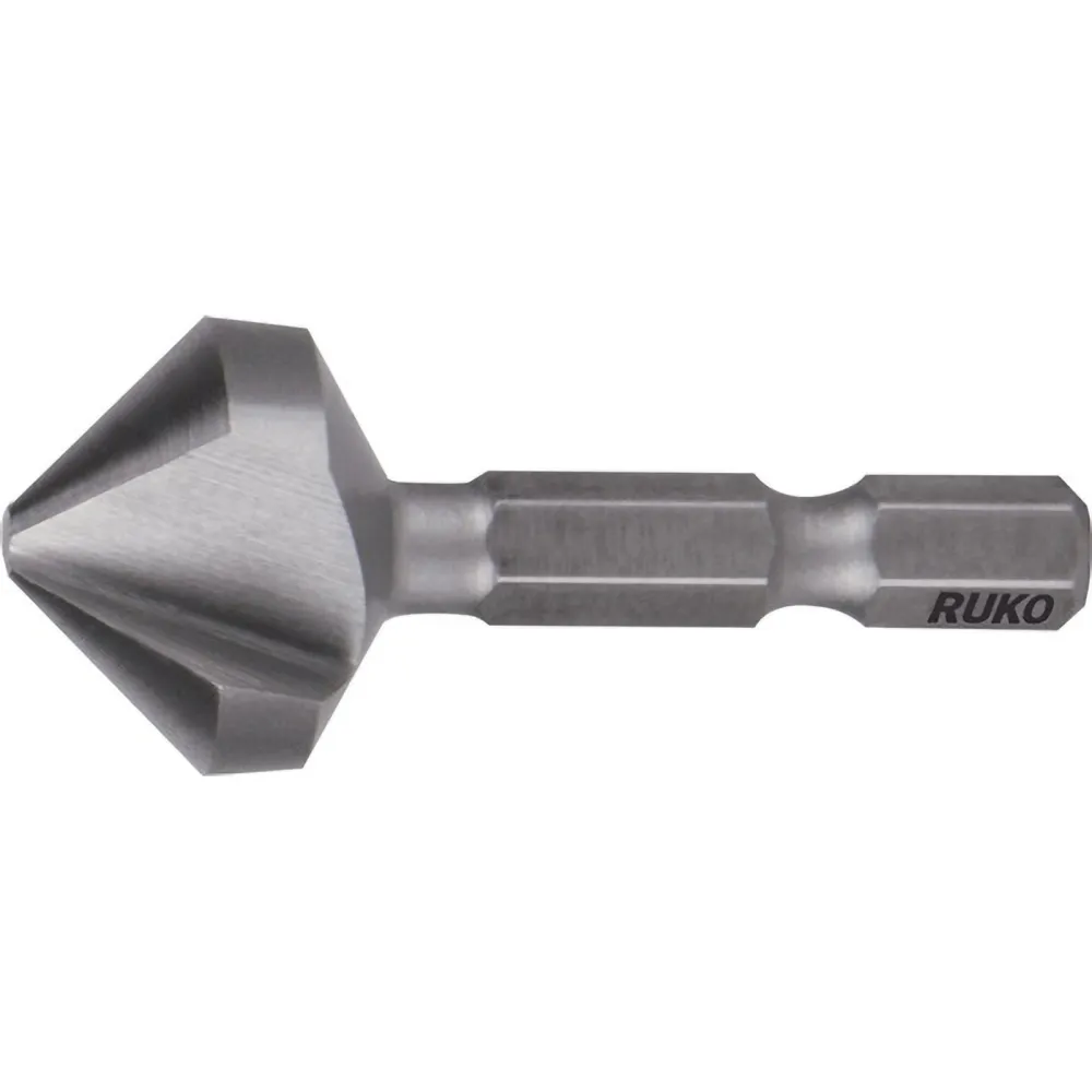 RUKO Kegel- und Entgratsenker-Bit 90° Lang HSS Ø 6,3 mm - 102313
