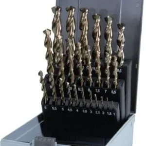 RUKO Spiralbohrersatz HSSE-Co 5 DIN 338 UTL 3000 25tlg. Ø 1 - 13 mm ABS-Kunststoffkassette - 229215RO