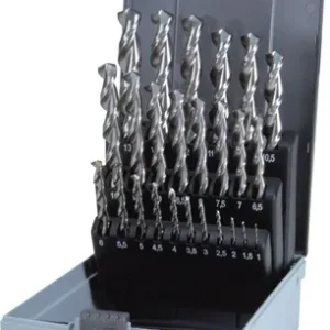 RUKO Spiralbohrersatz HSS-G DIN 338 TL 3000 25tlg. Ø 1 - 13 mm Kunststoffkassette - 258215RO