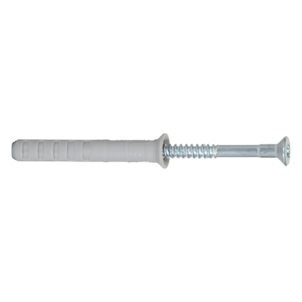 Fischer 100x Nageldübel N 8 x 120/80 S mit Nagelschraube - 48794