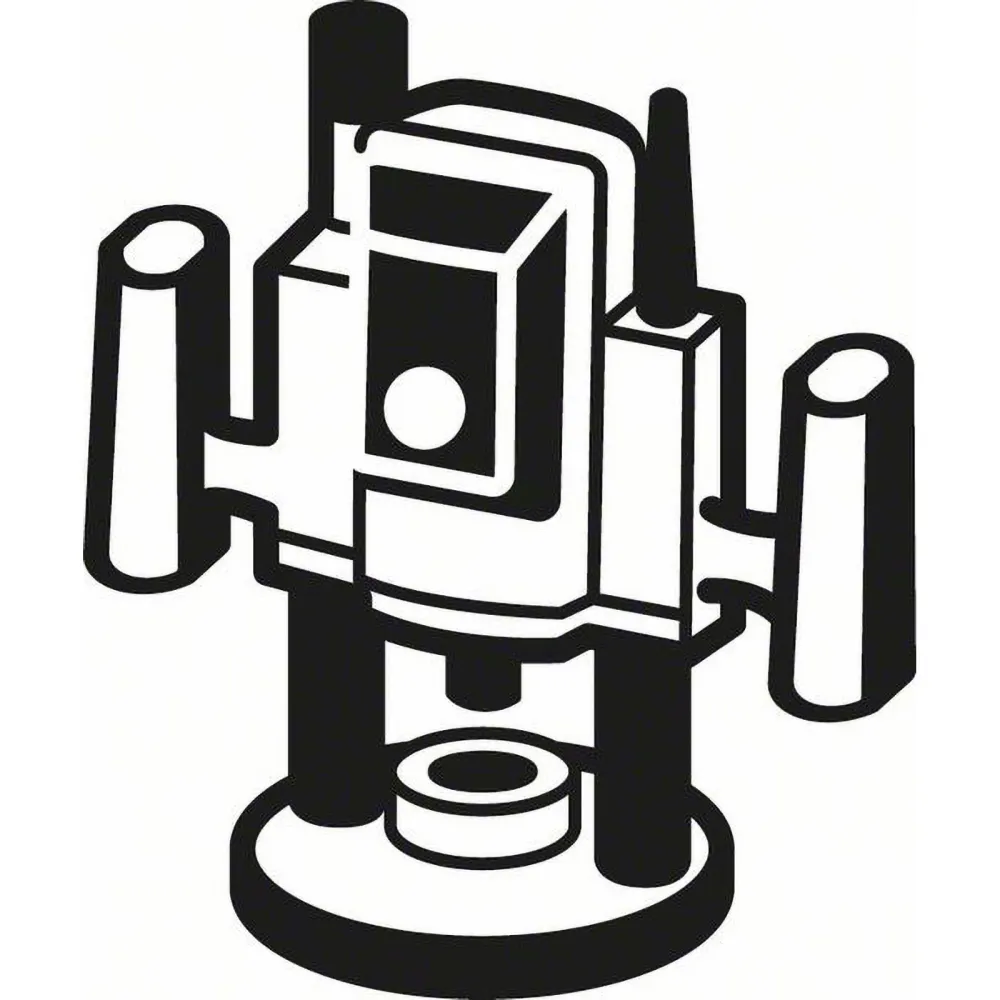 Bosch Nutfräser 1/4" Ø 12,7 mm L 19,6 mm G 51 mm - 2608628413