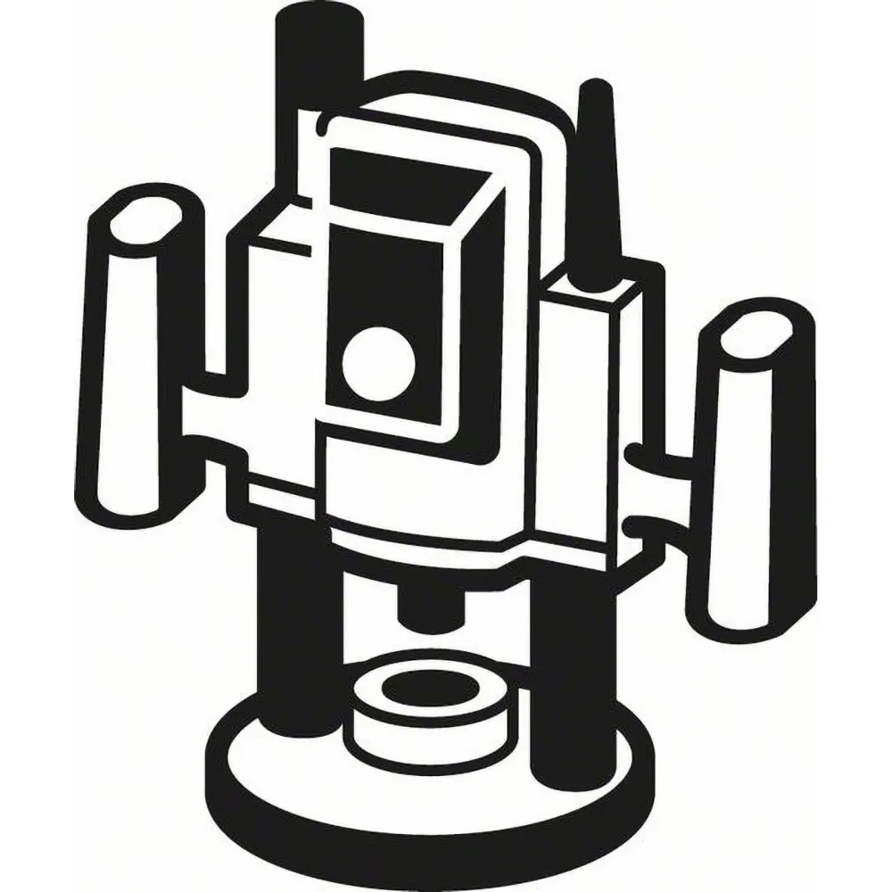 Bosch Nutfräser 1/4" Ø 3,2 mm L 7,7 mm G 51 mm - 2608628427