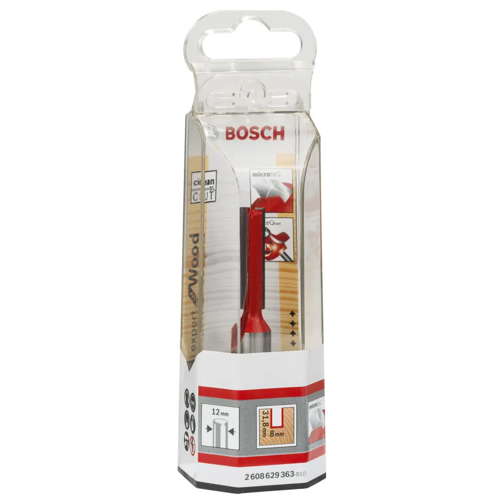 Bosch Nutfräser Expert Wood Carbide 12 mm D1 8 mm L 31,8 mm G 76 mm - 2608629363