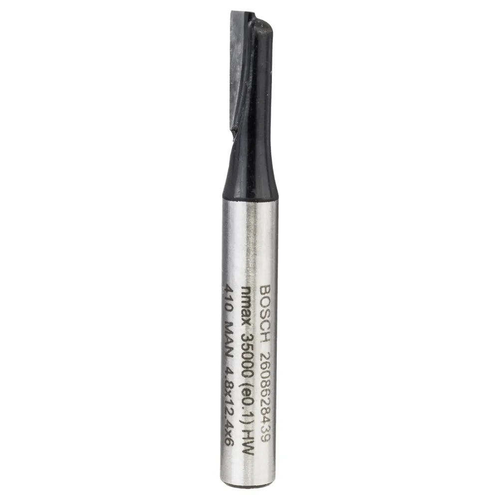 Bosch Nutfräser Standard Wood 6 mm D1 4,8 mm L 12,4 mm G 51 mm - 2608628439