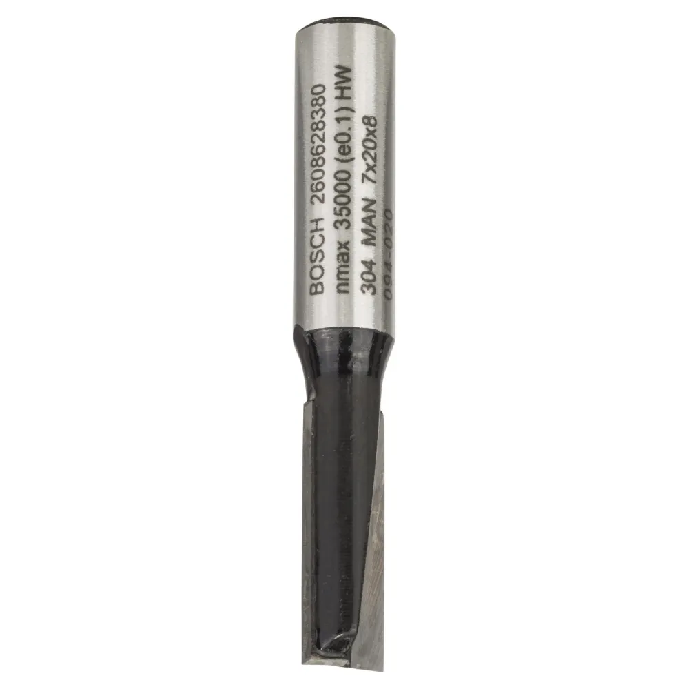 Bosch Nutfräser Standard Wood 8 mm D1 7 mm L 20 mm G 51 mm - 2608628380