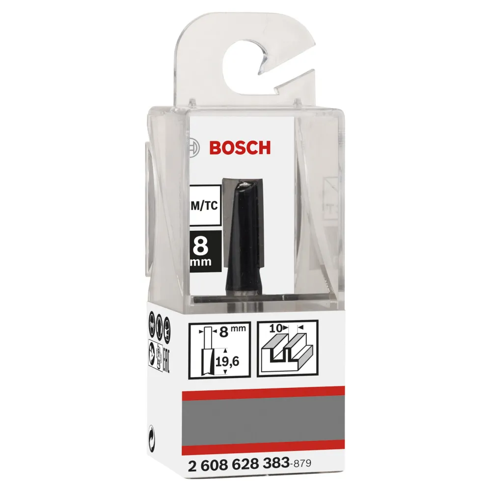 Bosch Nutfräser Standard Wood 8 mm D1 10 mm L 20 mm G 51 mm - 2608628383