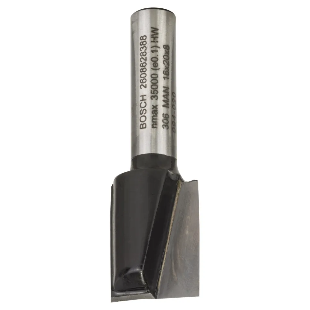 Bosch Nutfräser Standard Wood 8 mm D1 16 mm L 20 mm G 51 mm - 2608628388