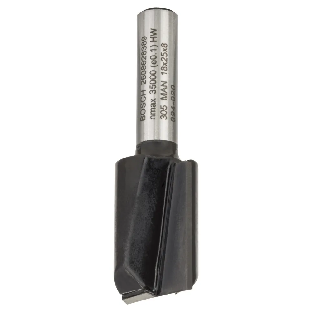 Bosch Nutfräser Standard Wood 8 mm D1 18 mm L 25 mm G 56 mm - 2608628389