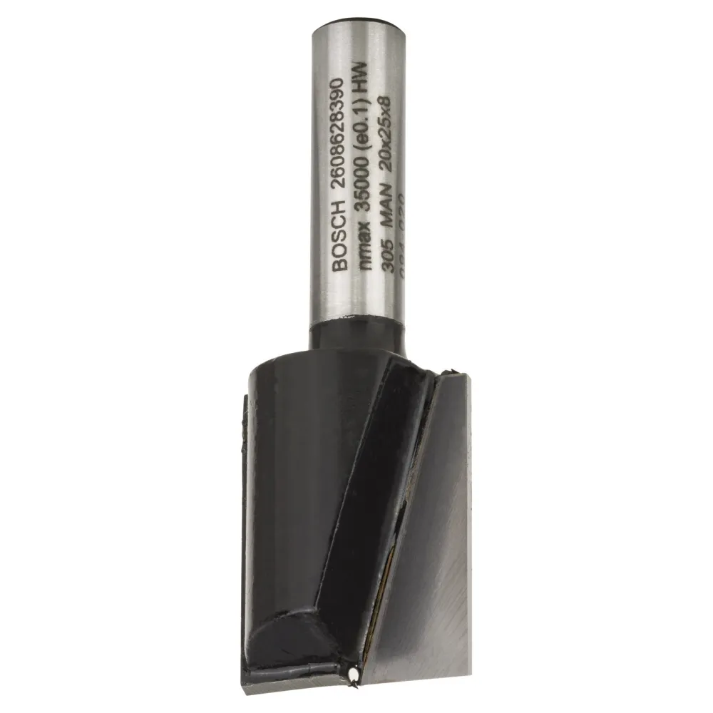 Bosch Nutfräser Standard Wood 8 mm D1 20 mm L 25 mm G 56 mm - 2608628390