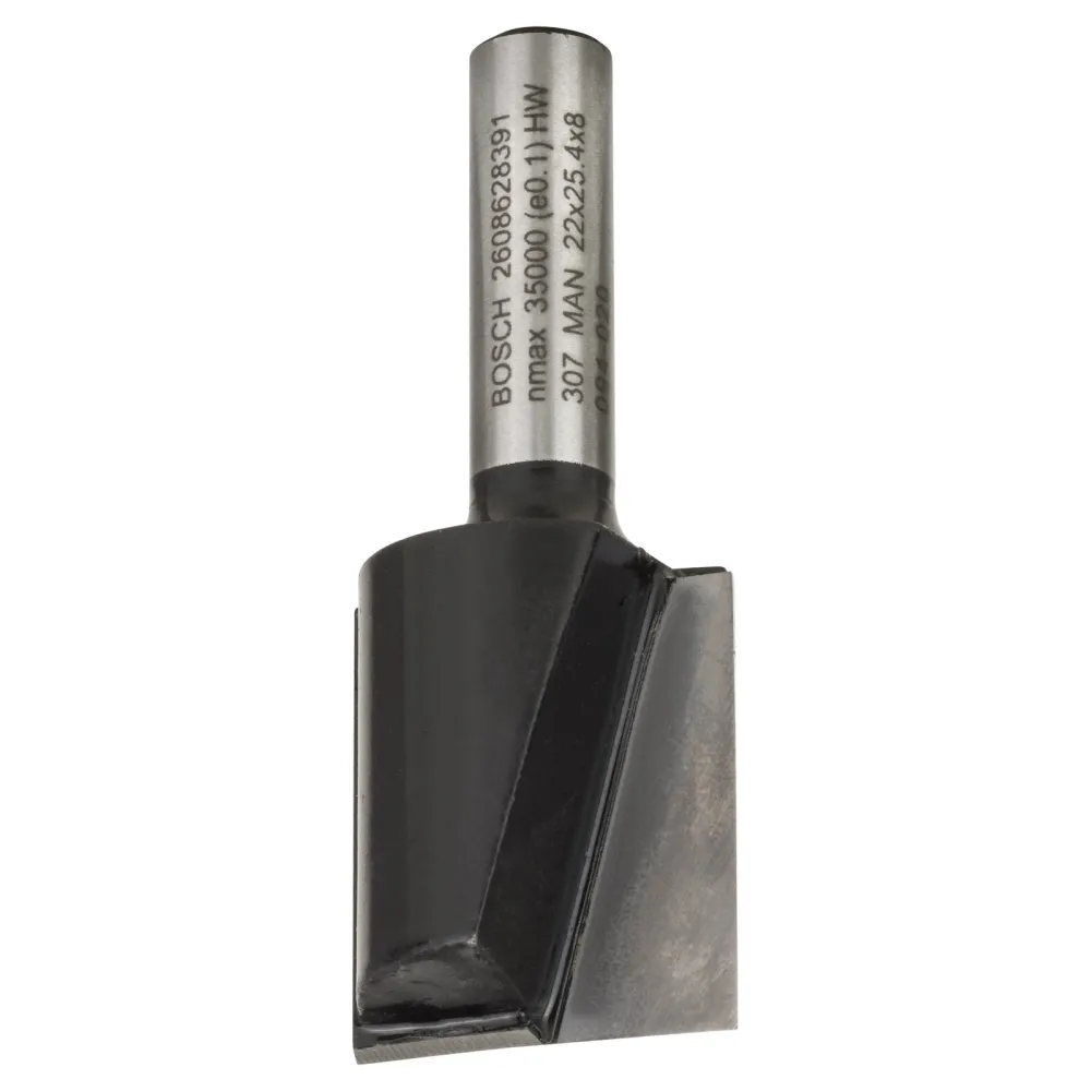 Bosch Nutfräser Standard Wood 8 mm D1 22 mm L 25 mm G 56 mm - 2608628391