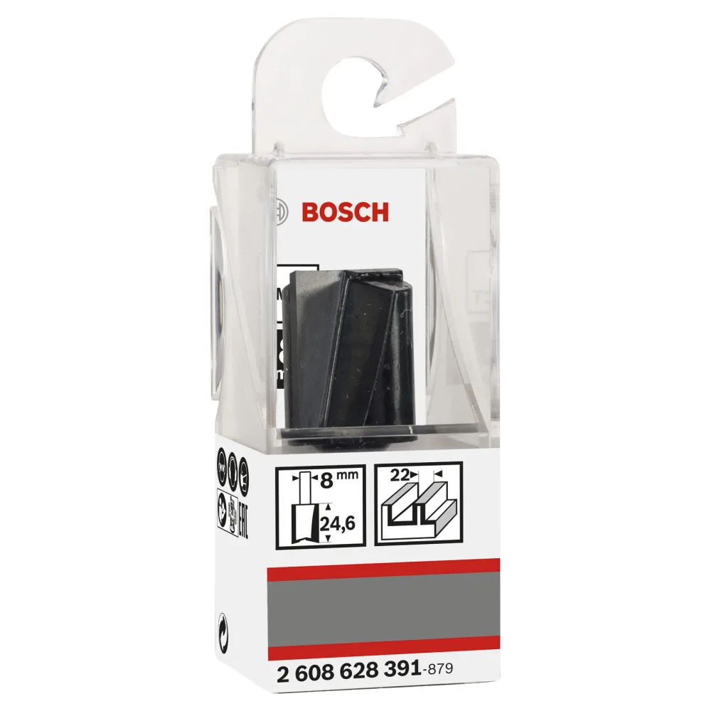 Bosch Nutfräser Standard Wood 8 mm D1 22 mm L 25 mm G 56 mm - 2608628391