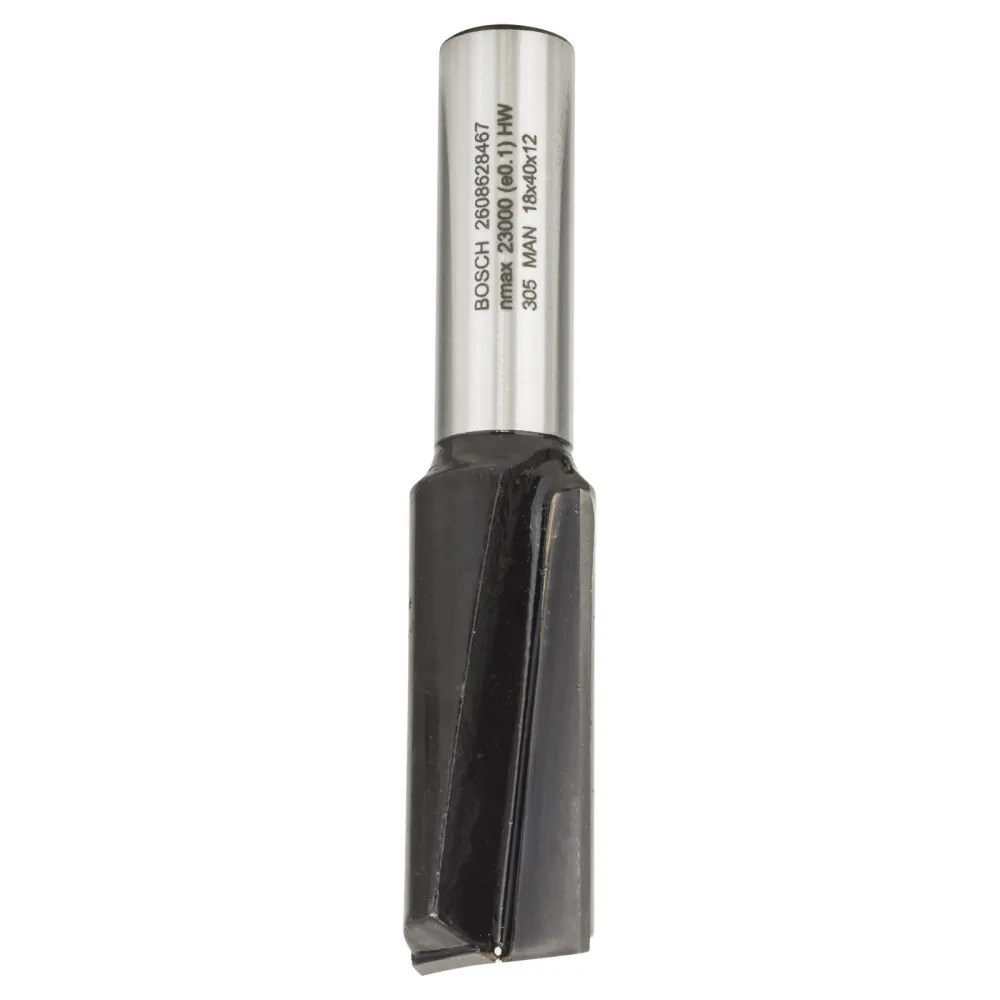 Bosch Nutfräser Standard Wood 12 mm D1 18 mm L 40 mm G 81 mm - 2608628467