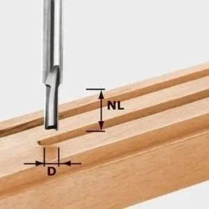 Festool Nutfräser HW Schaft 8 mm HW S8 D7/17 - 490956