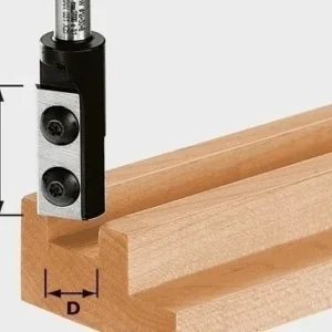 Festool Wendeplatten-Nutfräser HW Schaft 8 mm HW D16/30 S8 - 492716