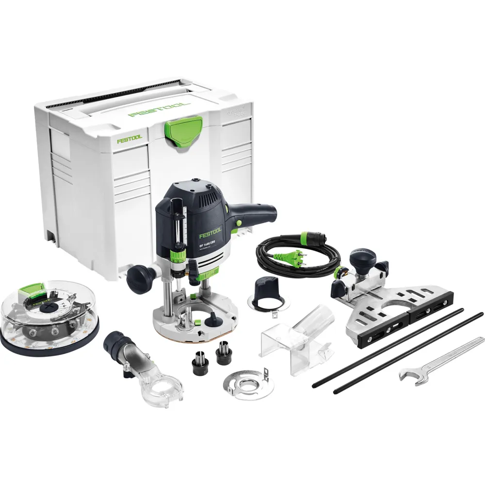 Festool Oberfräse 1400 EBQ-Plus 1.400 W + Box--S im Systainer - 576540
