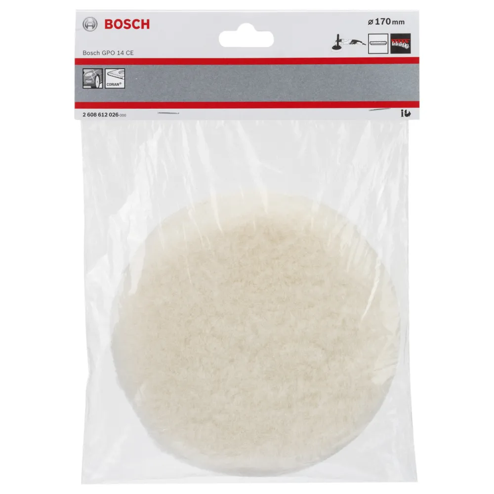 Bosch Lammfellscheibe, Durchmesser: 170 mm - 2608612026