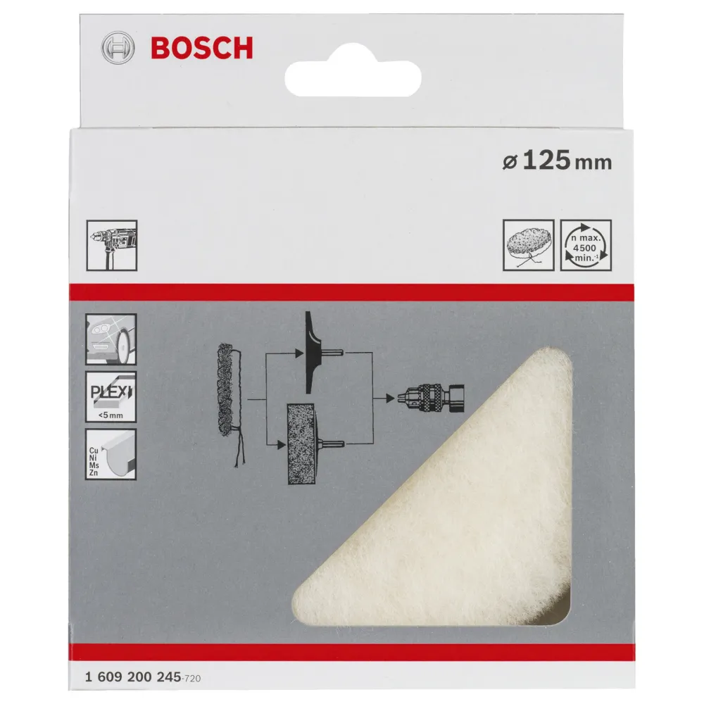 Bosch Polierhaube 125 mm - 1609200245