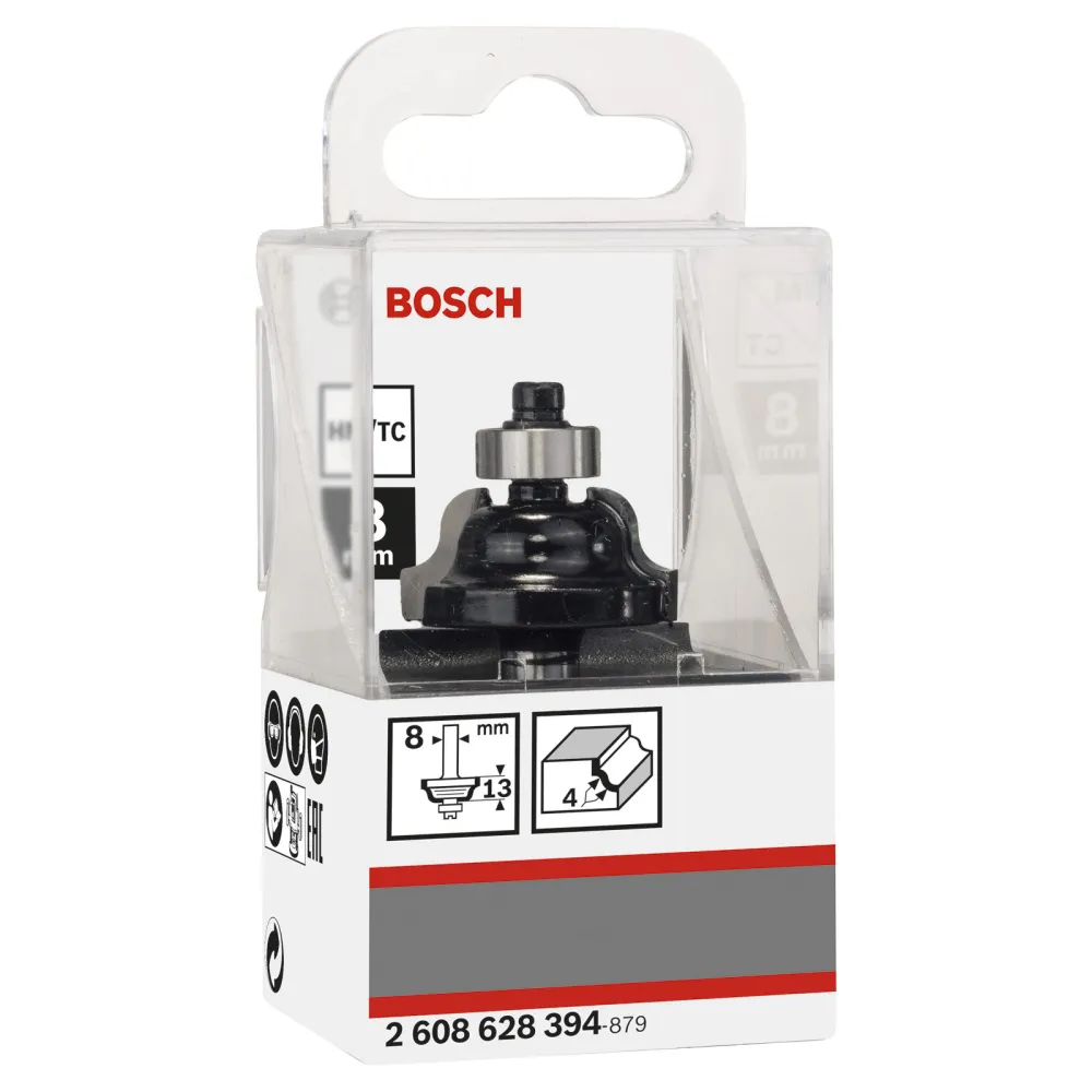 Bosch Profilfräser B 8 mm R1 4 mm B 8 mm L 12,7 mm G 54 mm - 2608628394