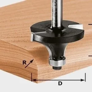Festool Abrundfräser HW Schaft 8 mm HW S8 D31,7/R9,5 KL - 491015