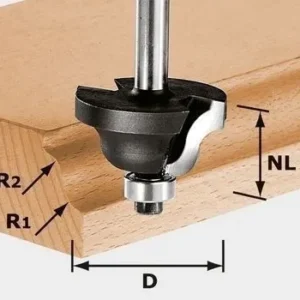 Festool Doppelradienfräser HW Schaft 8 mm HW S8 D31,7/R4/R4 - 491029