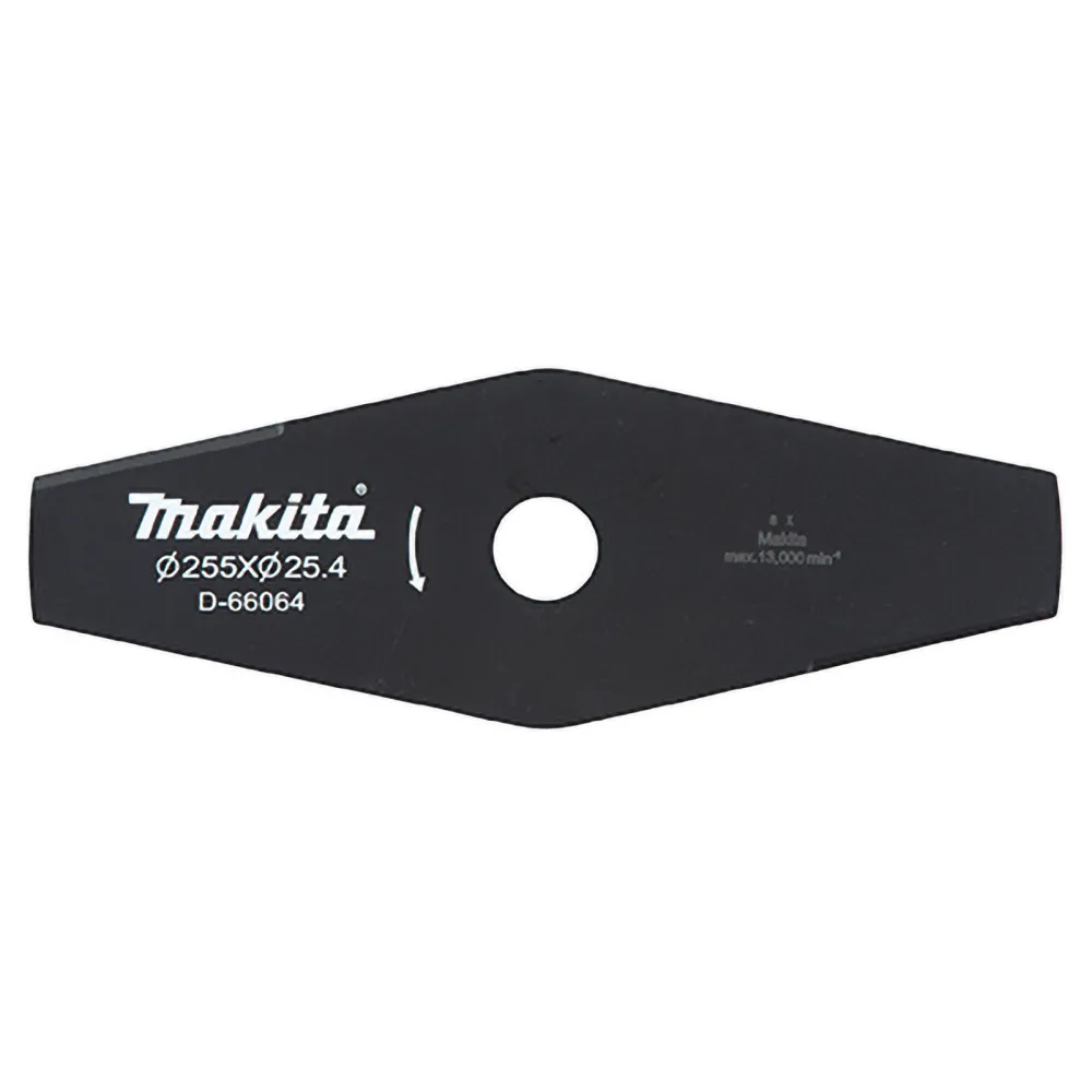 Makita 2-Zahn-Schlagmesser 255 x 25,4 mm für Freischneider - D-66064