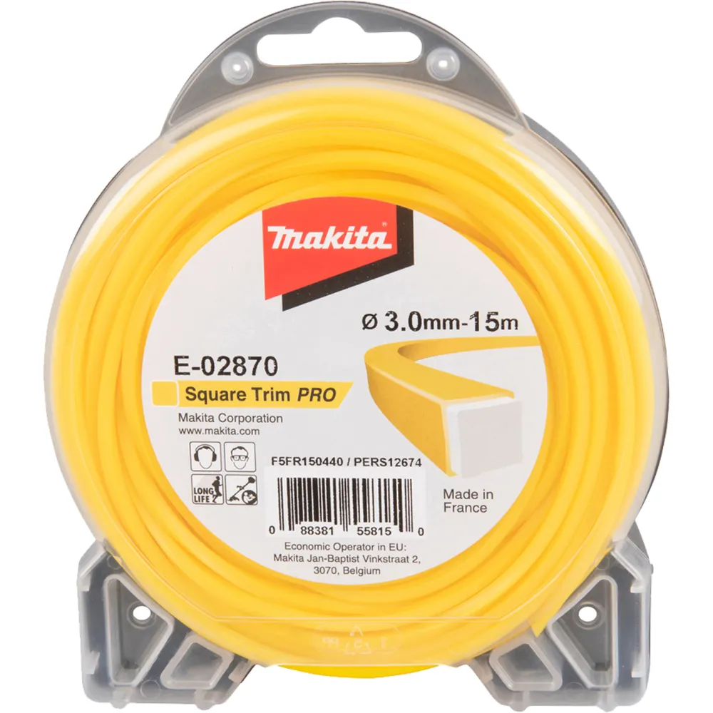 Makita Mähfaden 4kant 3 mm x 15 m - E-02870