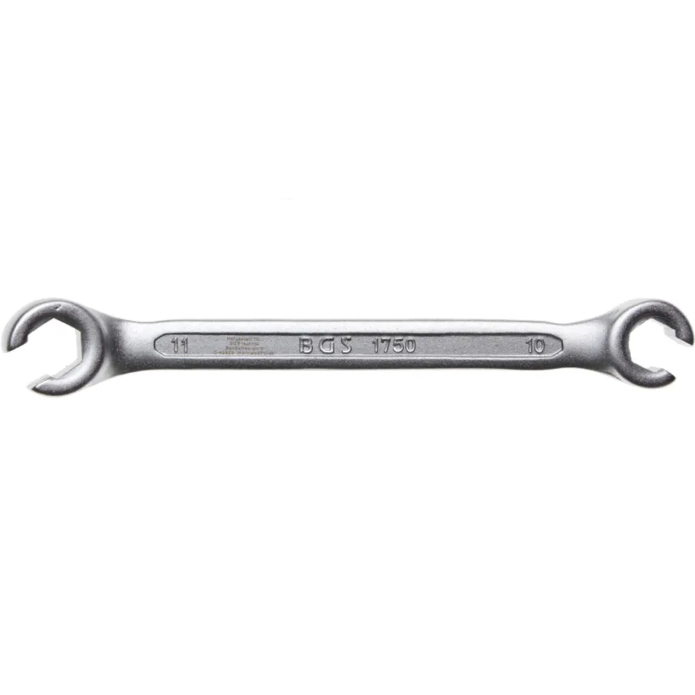 BGS Offener Doppel-Ringschlüssel SW 10 x 11 mm - 1750