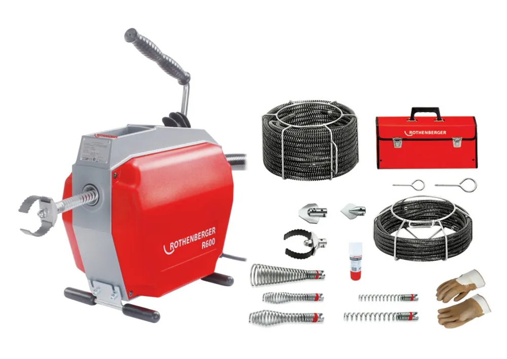 ROTHENBERGER R600 + Spiral/Werkzeugset (7.2687+7.2956X) - 19173