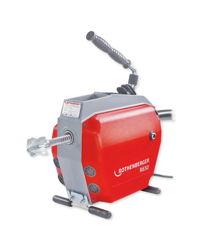 ROTHENBERGER R650 Rohrreinigungsmaschine mit Führungsschlauch, 230V - 72688