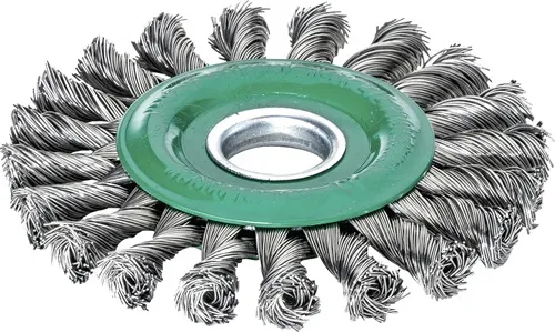 Lessmann Zopfrundbürste Ø125 mm VA 14 mm 12.500 min-¹ - 473811