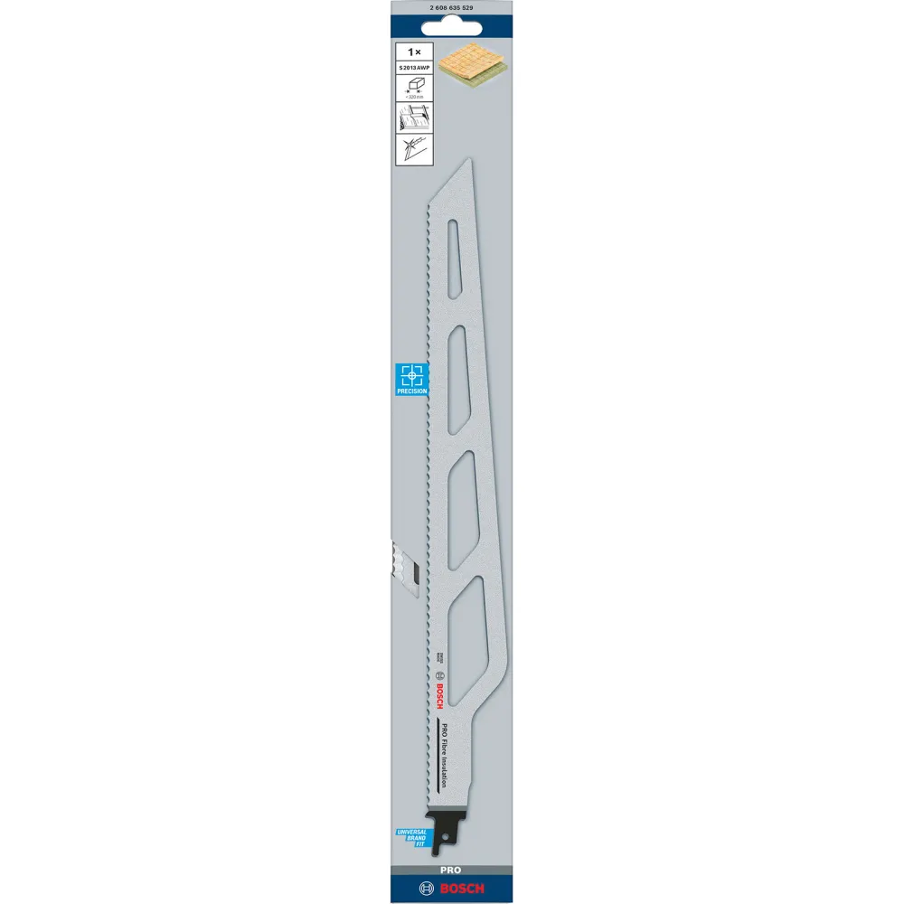 Bosch PRO Fibre Insulation S2013AWP Blatt 1,5 x 45 x 400 mm - 2608635529