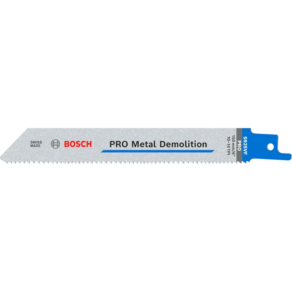Bosch PRO Metal Demolition S925VF Blatt 1,25 x 19 x 150 mm 5-tlg. - 2608657407