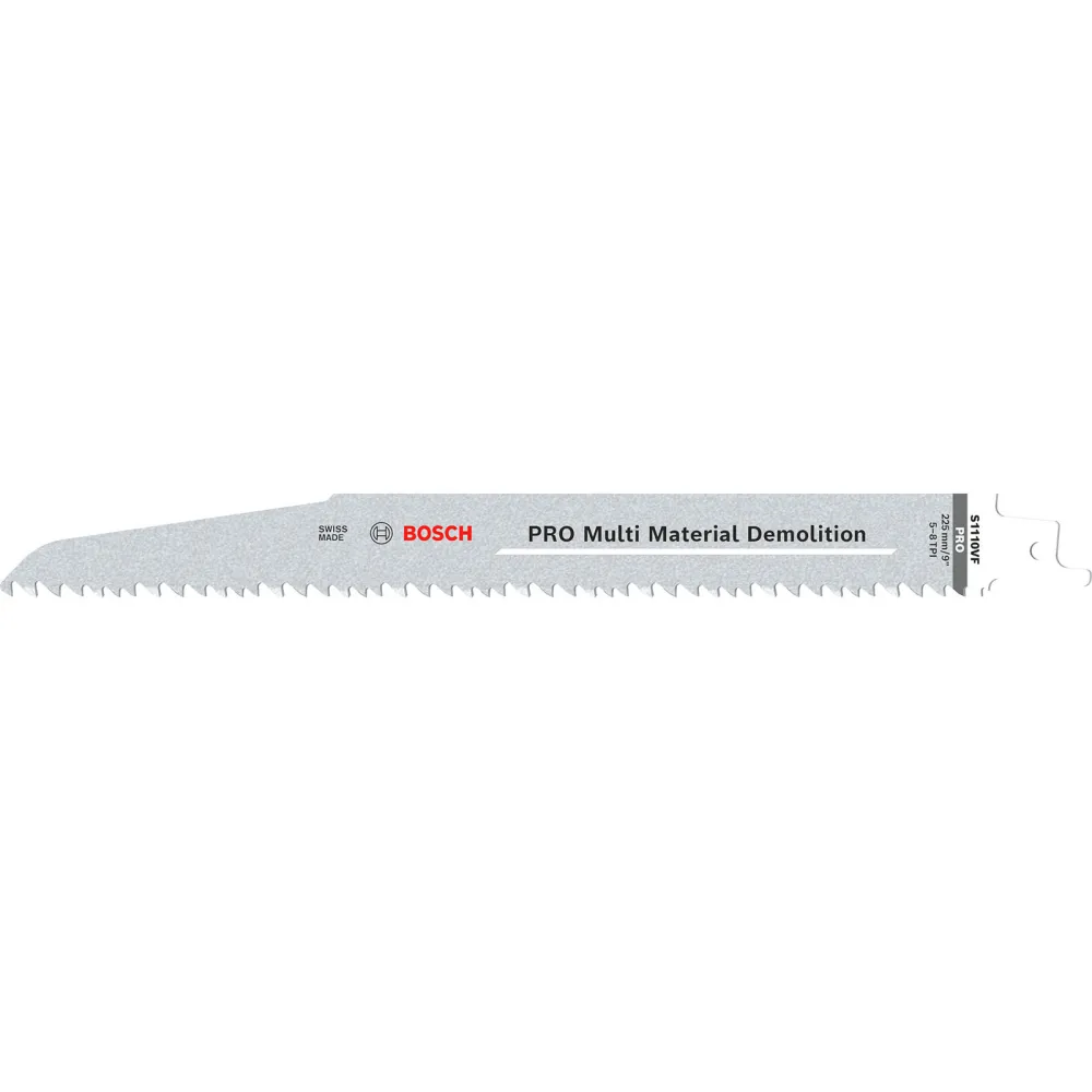 Bosch PRO Multi Material Demolition S1110VF Blatt 1,6 x 22 x 225 mm 5-tlg. - 2608657610