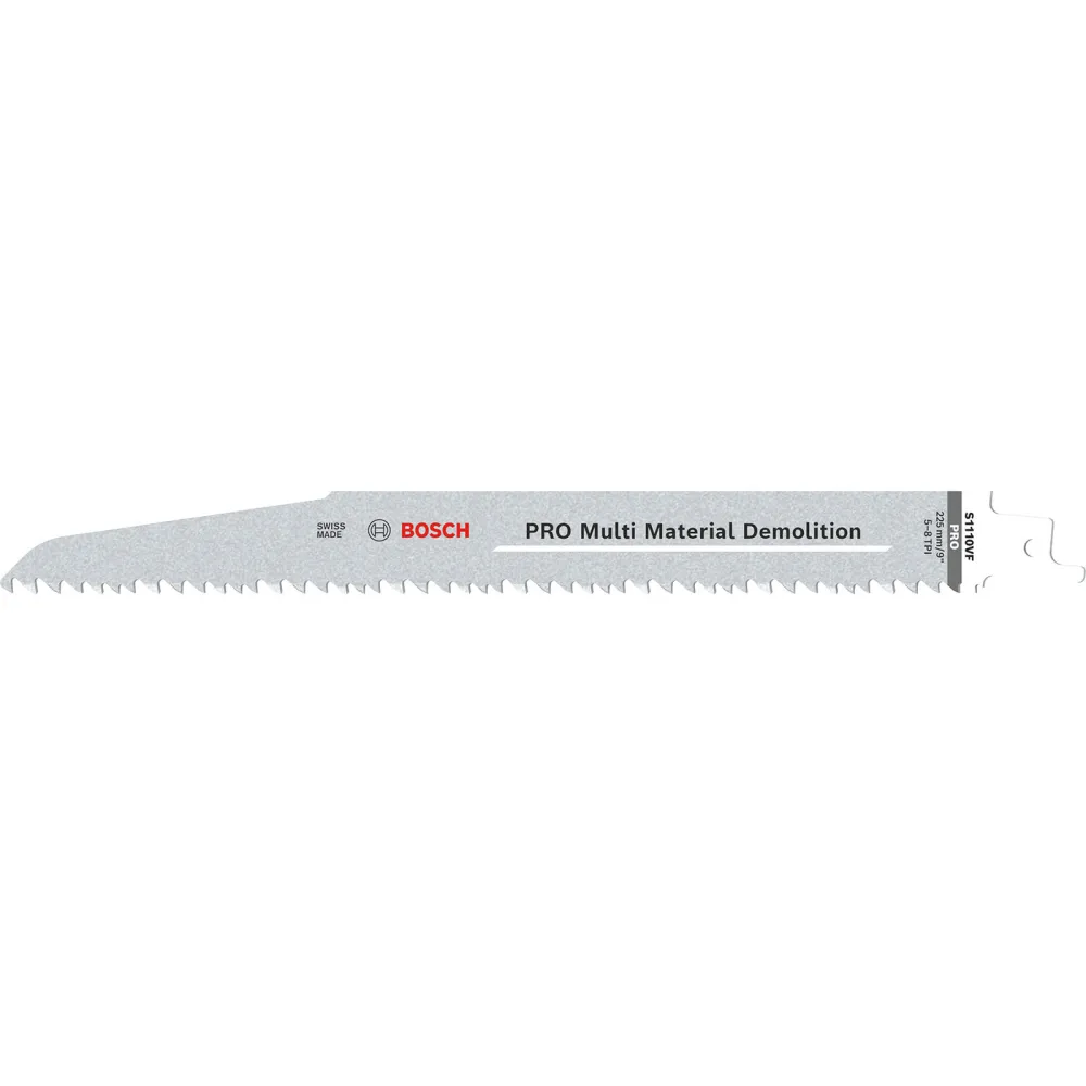 Bosch PRO Multi Material Demolition S1110VF Blatt 1,6 x 22 x 225 mm 25-tlg. - 2608657611