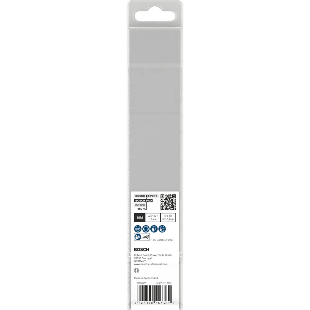 Bosch PRO Multi Material Demolition S1110VF Blatt 1,6 x 22 x 225 mm 25-tlg. - 2608657611