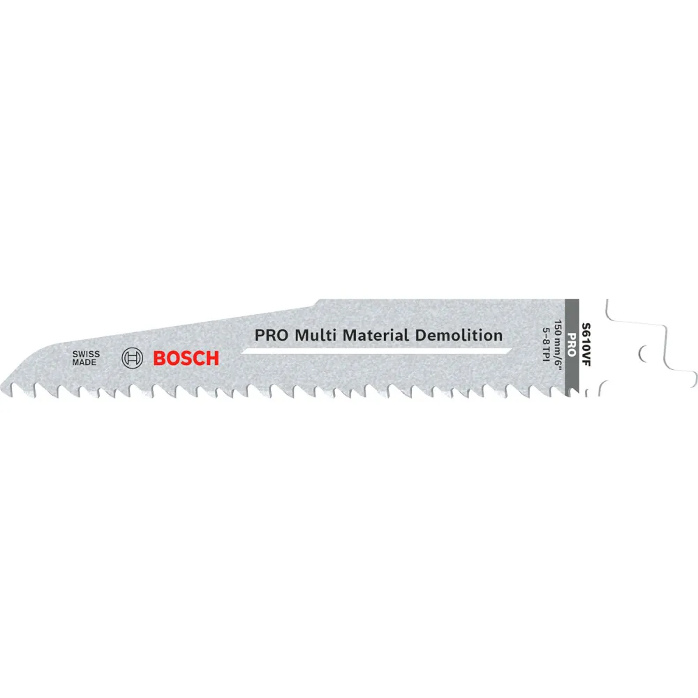 Bosch PRO Multi Material Demolition S610VF Blatt 1,6 x 22 x 150 mm 5-tlg. - 2608657608