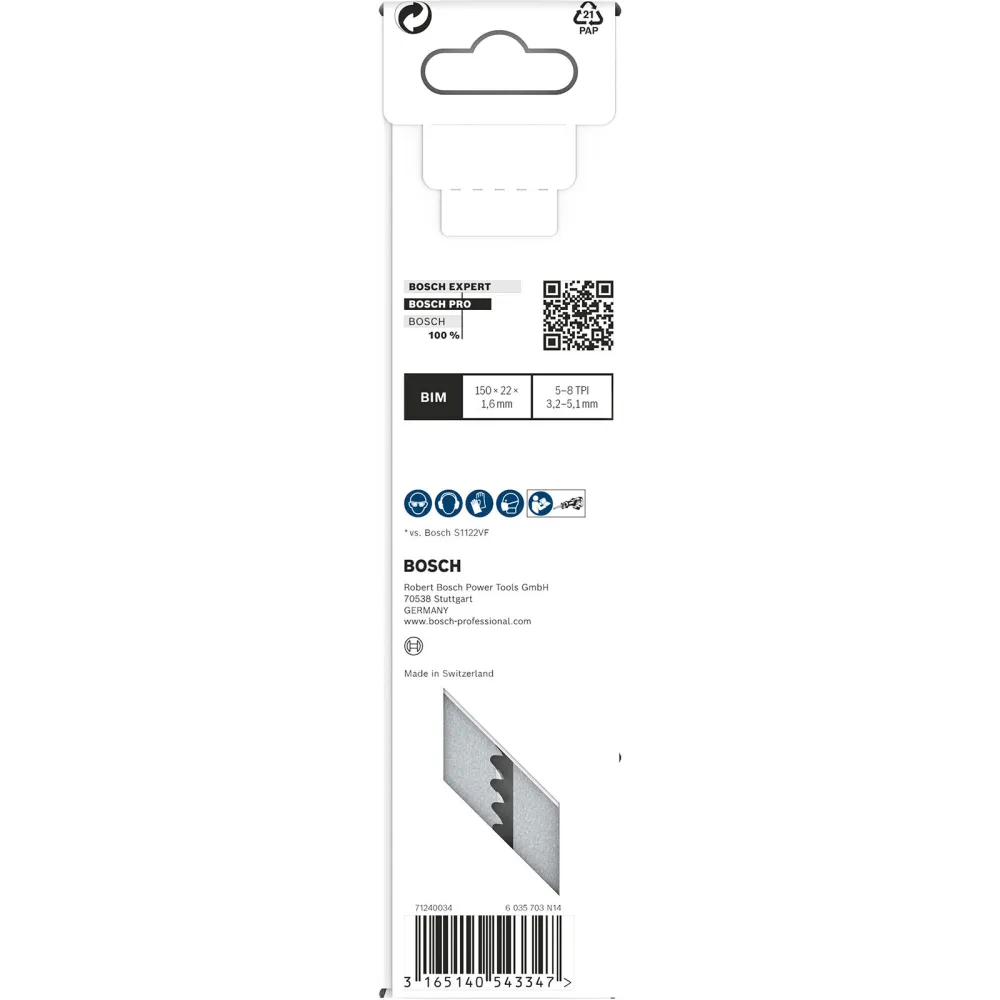 Bosch PRO Multi Material Demolition S610VF Blatt 1,6 x 22 x 150 mm 5-tlg. - 2608657608
