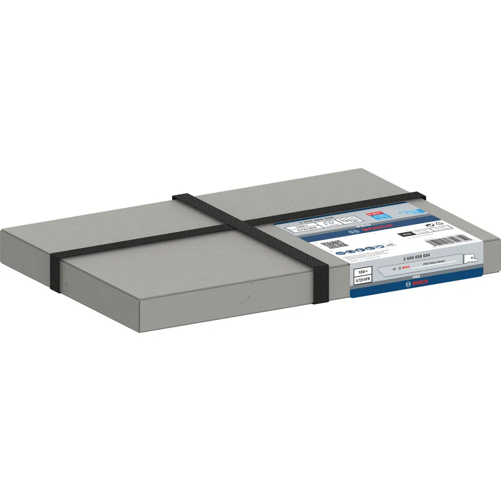 Bosch PRO Pallet Repair S725VFR Blatt 1,25 x 19 x 190 mm 100-tlg. - 2608658034