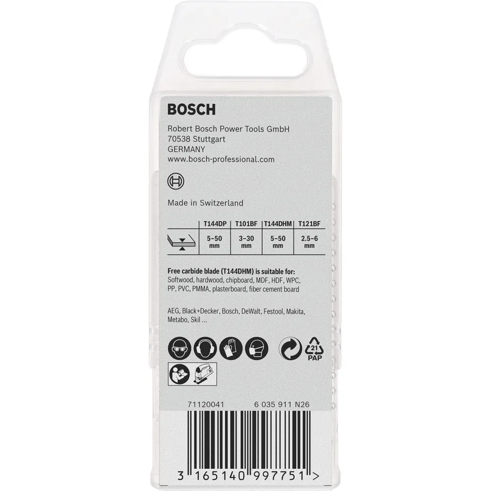 Bosch PRO Stichsägeblatt-Pack Holz und Metall 15-tlg. - 2607011437