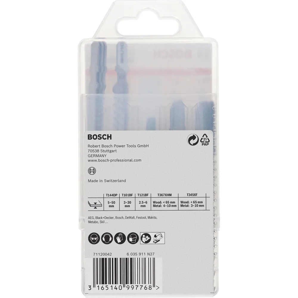 Bosch PRO Stichsägeblatt-Pack Mulit Material 15-tlg. - 2607011438
