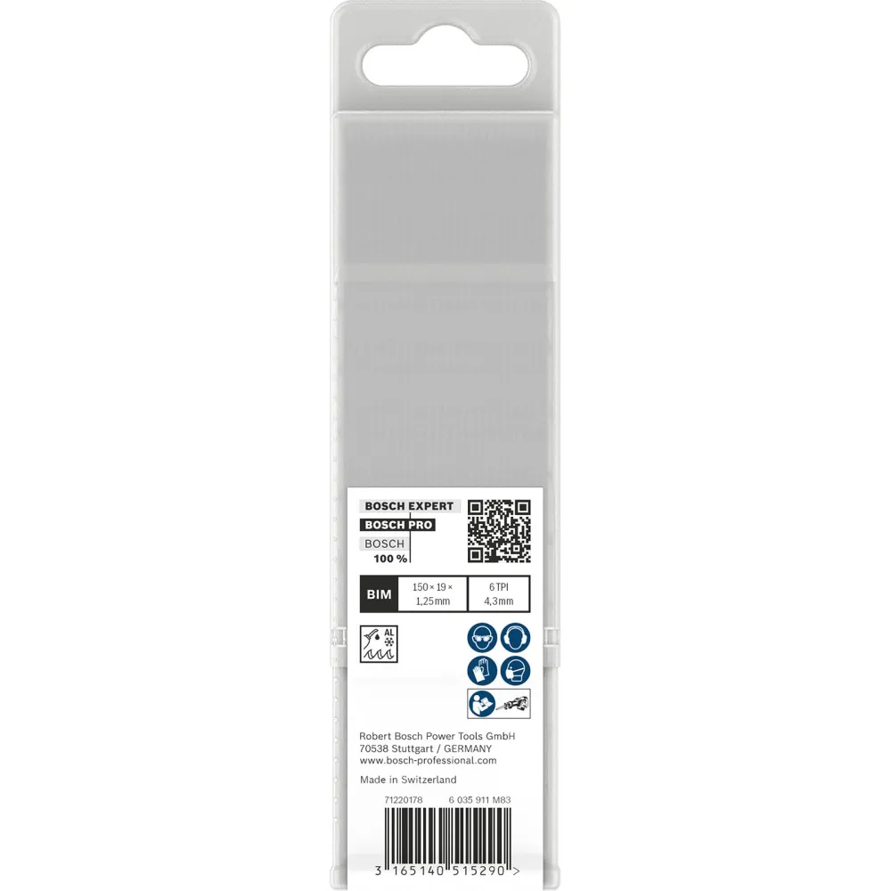 Bosch PRO Window Demolition S611DF Blatt 1,25 x 19 x 150 mm 25-tlg. - 2608657561