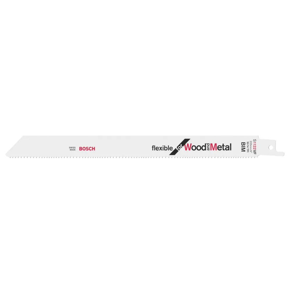 Bosch 5x Säbelsägeblatt S 1122 VF Flexible Wood and Metal - 2608654981