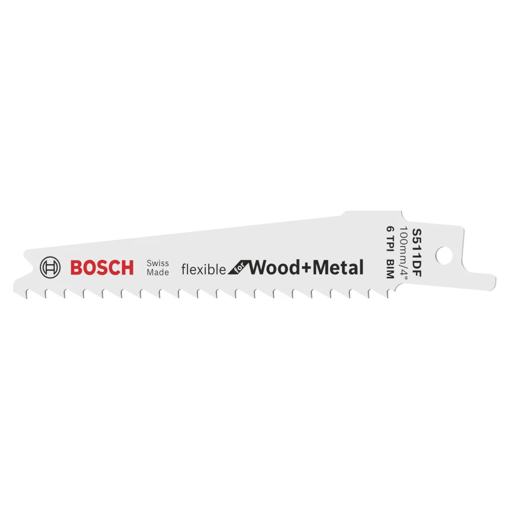 Bosch 2x Säbelsägeblatt S 511 DF Flexible Wood and Metal - 2608657722
