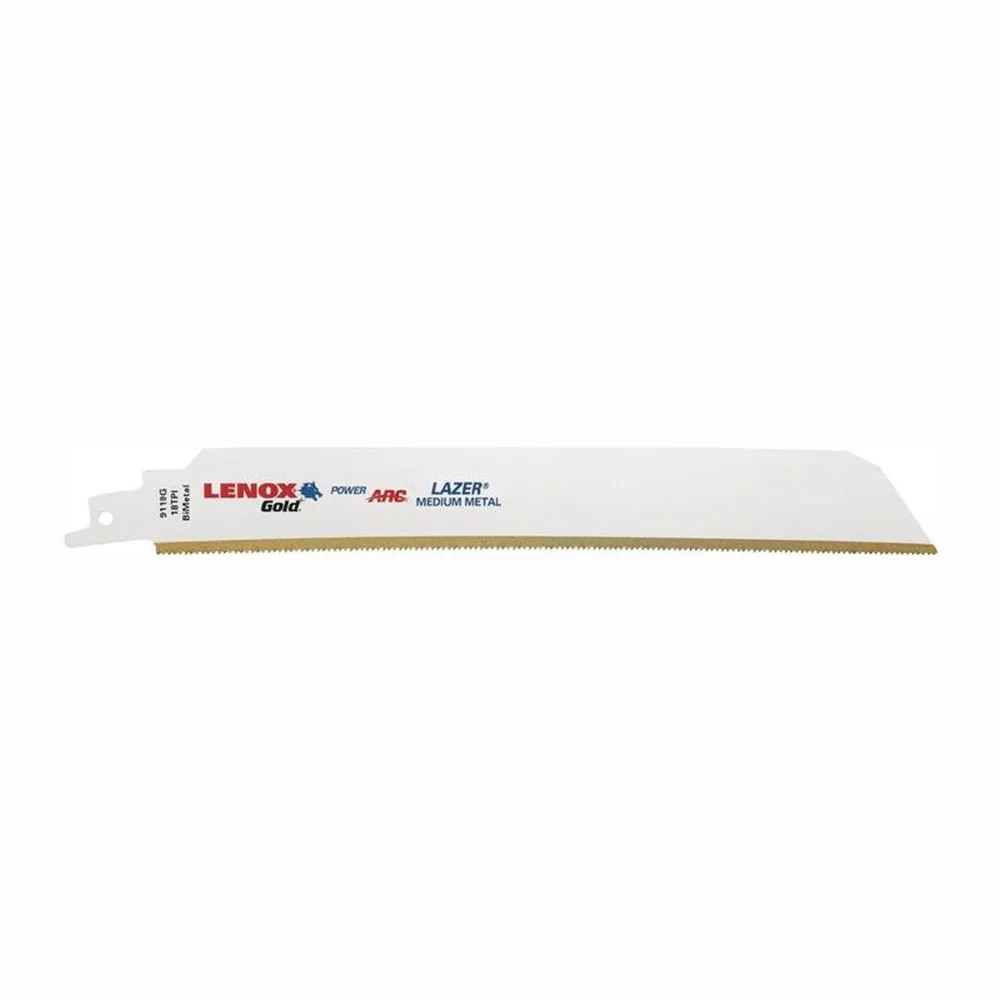 LENOX 5x Säbelsägeblatt Gold Lazer Länge 229 mm Breite 25 mm TPI 18 - 210999118GR
