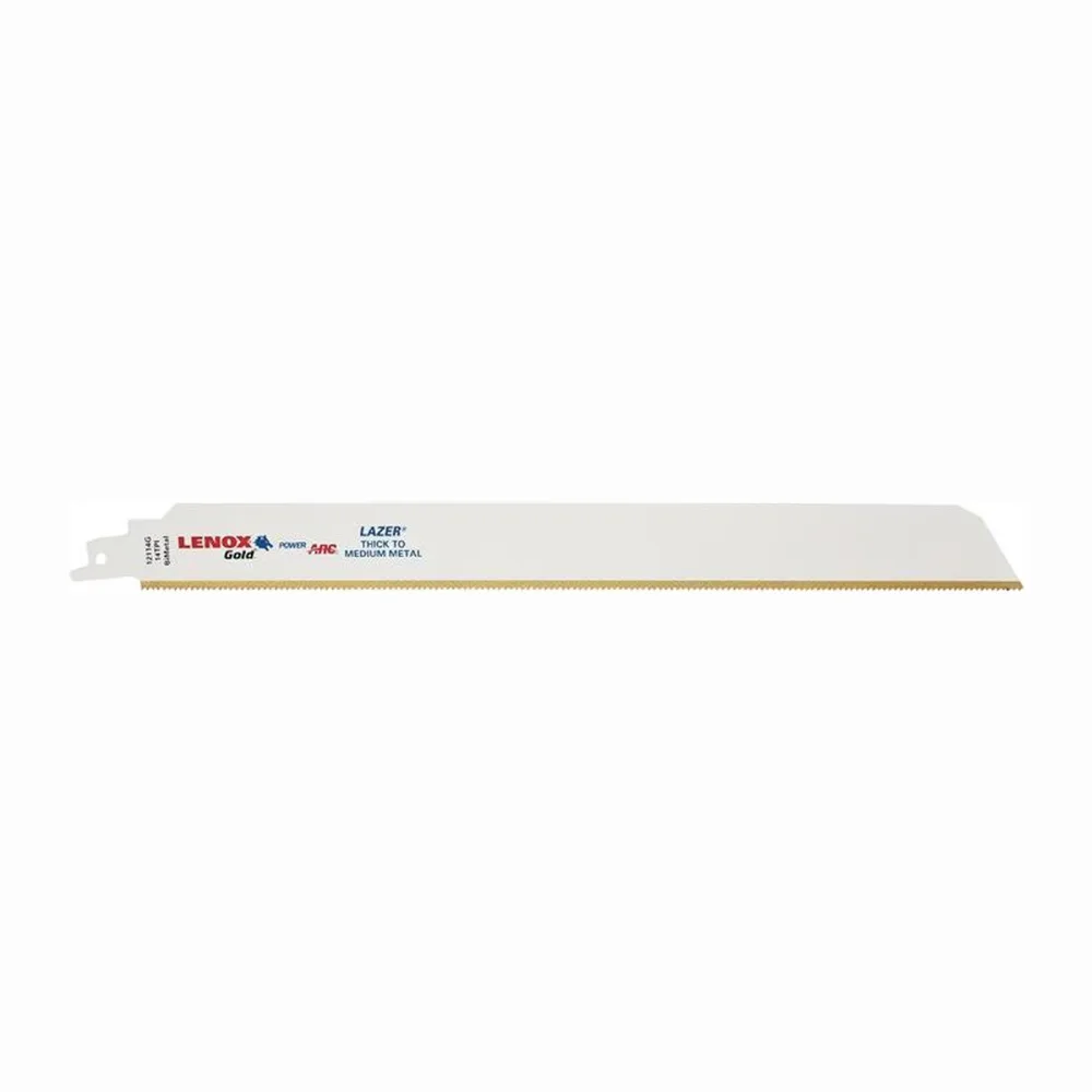 LENOX 5x Säbelsägeblatt Gold Lazer Länge 305 mm Breite 25 mm TPI 14 - 2110112114GR