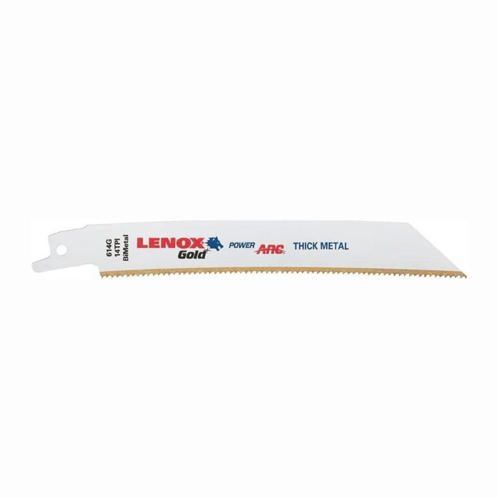 LENOX 5x Säbelsägeblatt Gold Länge 152 mm Breite 19 mm TIN TPI 14 - 21067614GR
